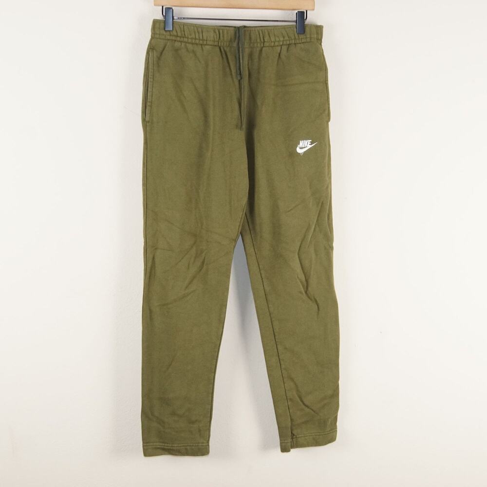 Nike Sportswear Club Fleece Green Pants Mens Sz M